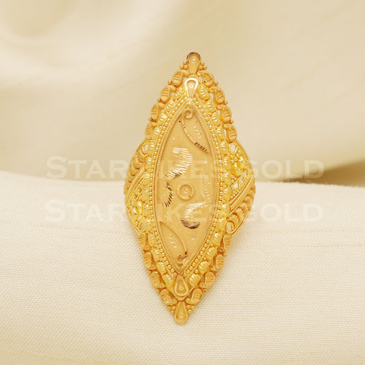 22 karat 22k gold Handmade Ring jewelry, B1317