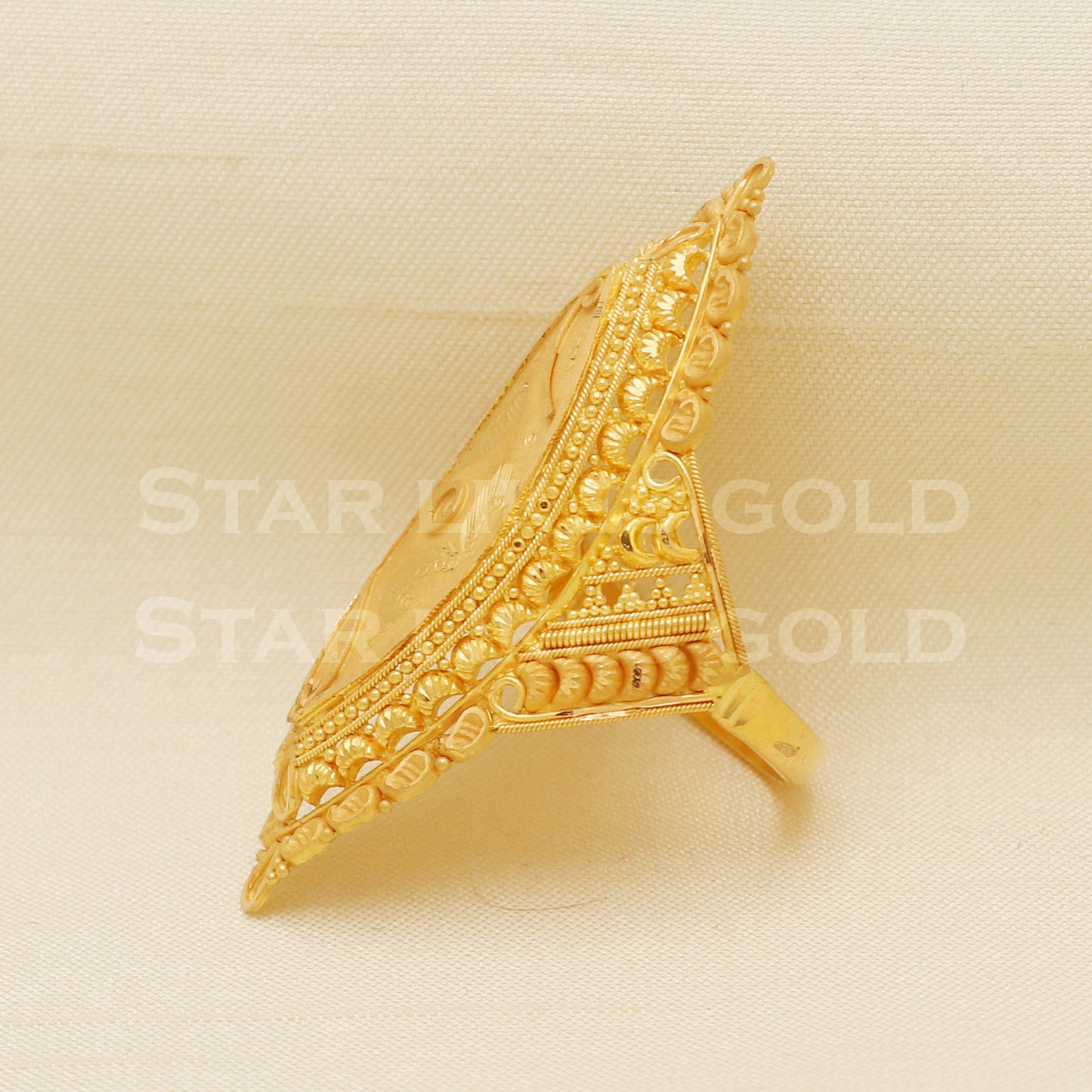 22 karat 22k gold Handmade Ring jewelry, B1317