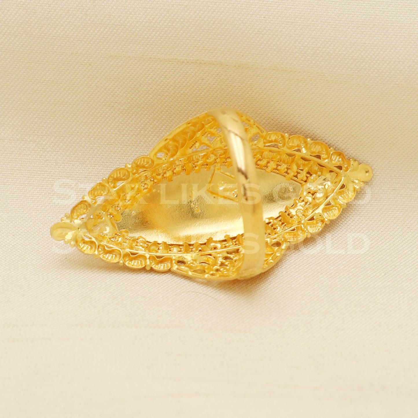 22 karat 22k gold Handmade Ring jewelry, B1317