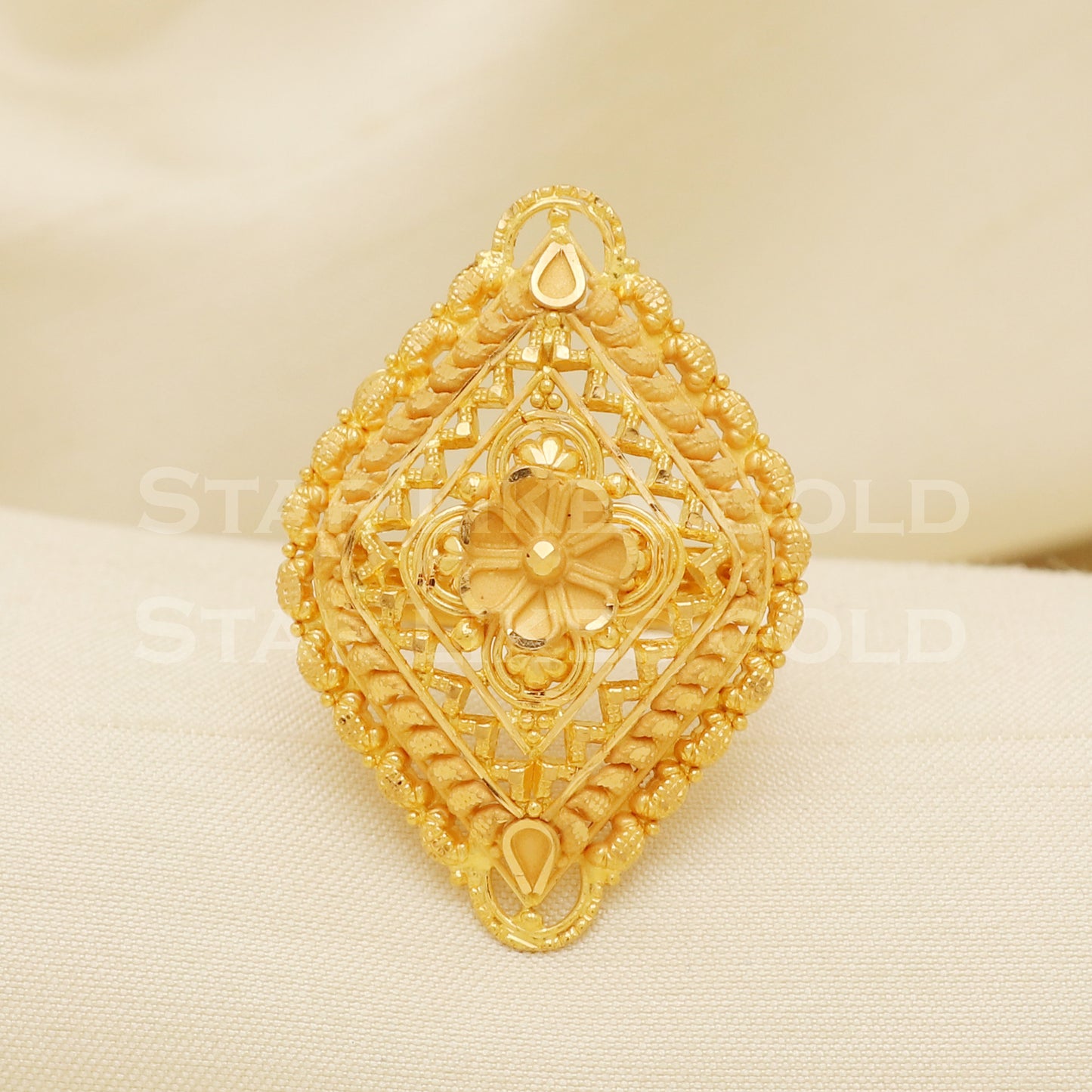 22 karat 22k gold Handmade Ring jewelry, B1318