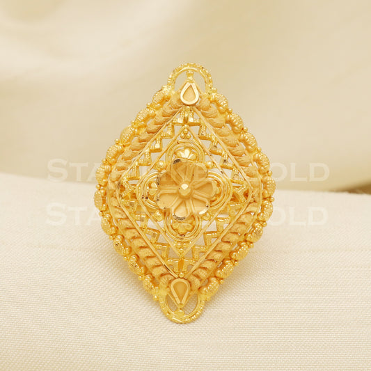 22 karat 22k gold Handmade Ring jewelry, B1318
