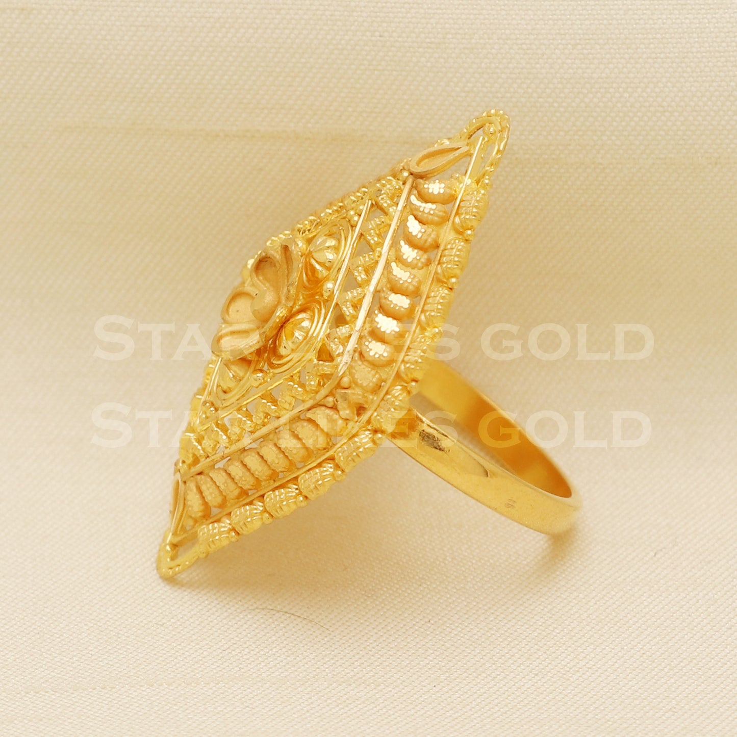 22 karat 22k gold Handmade Ring jewelry, B1318