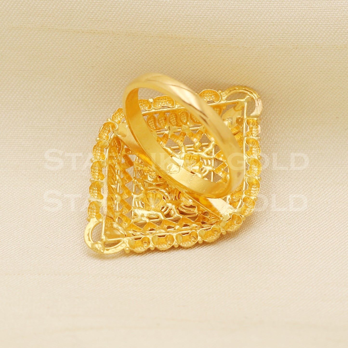 22 karat 22k gold Handmade Ring jewelry, B1318