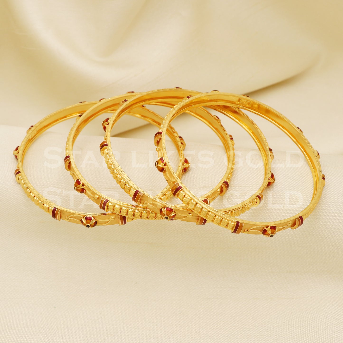 22 karat 22k gold Handmade Bangle Bracelet jewelry, Antique Vintage Jewelry, B1322