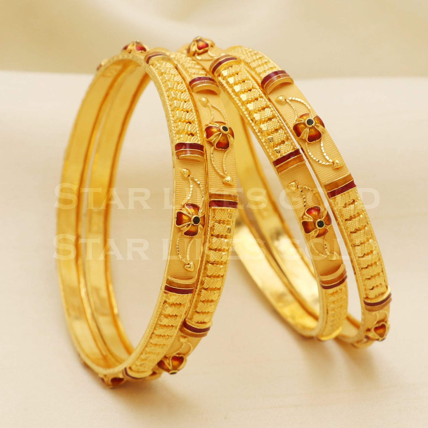 22 karat 22k gold Handmade Bangle Bracelet jewelry, Antique Vintage Jewelry, B1322