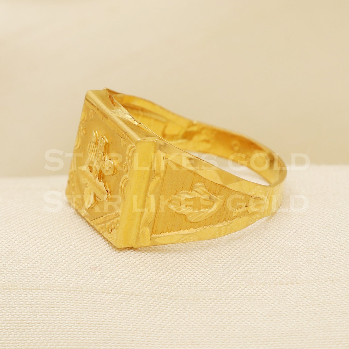 22 karat 22k gold Handmade Ring jewelry, B1330