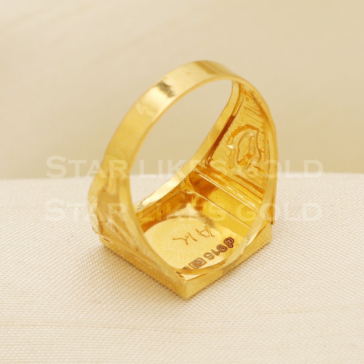 22 karat 22k gold Handmade Ring jewelry, B1330