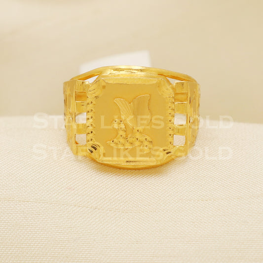 22 karat 22k gold Handmade Ring jewelry, B1331