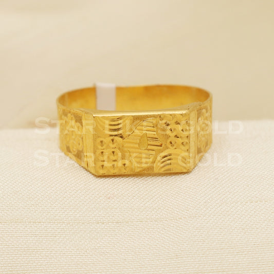 22 karat 22k gold Handmade Ring jewelry, B1332