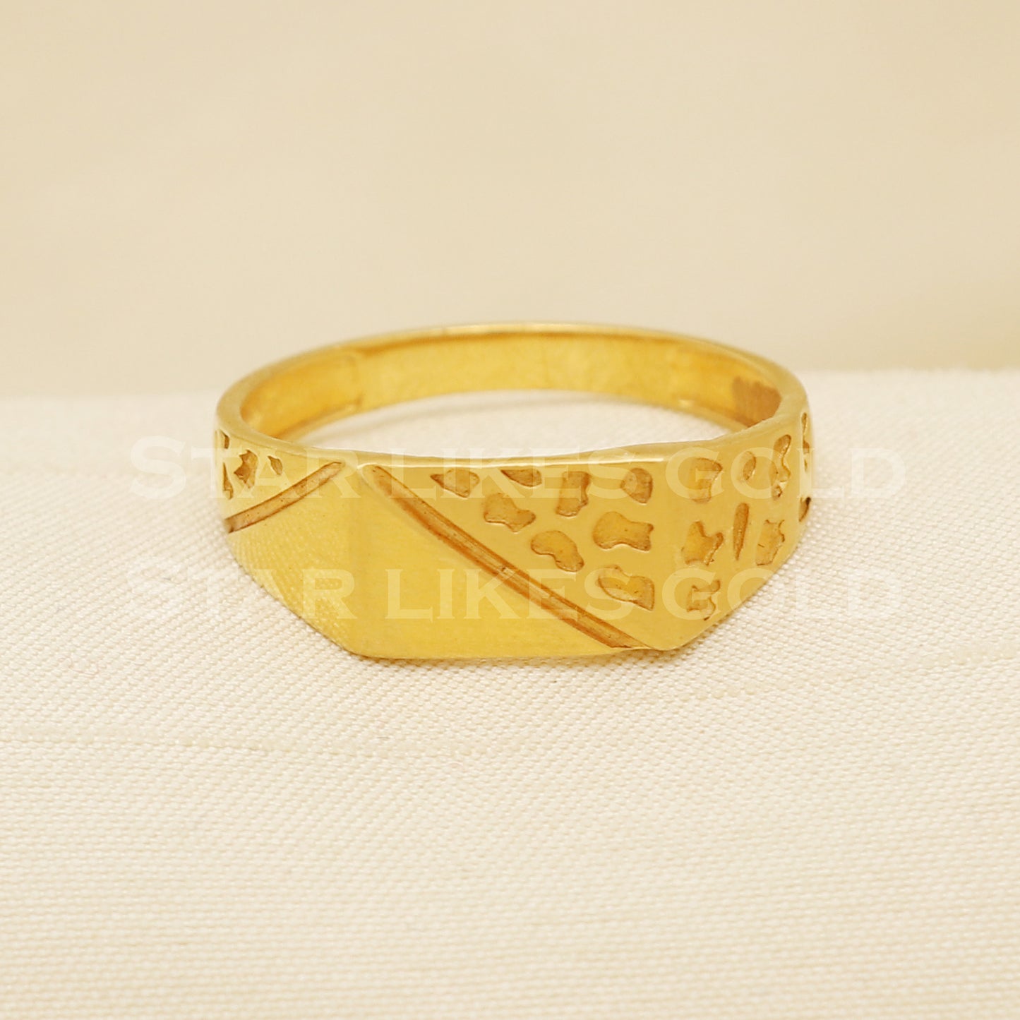 22 karat 22k gold Handmade Ring jewelry, B1333