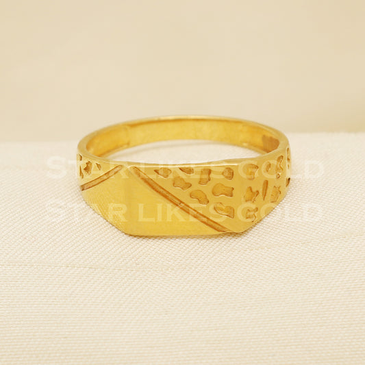 22 karat 22k gold Handmade Ring jewelry, B1333