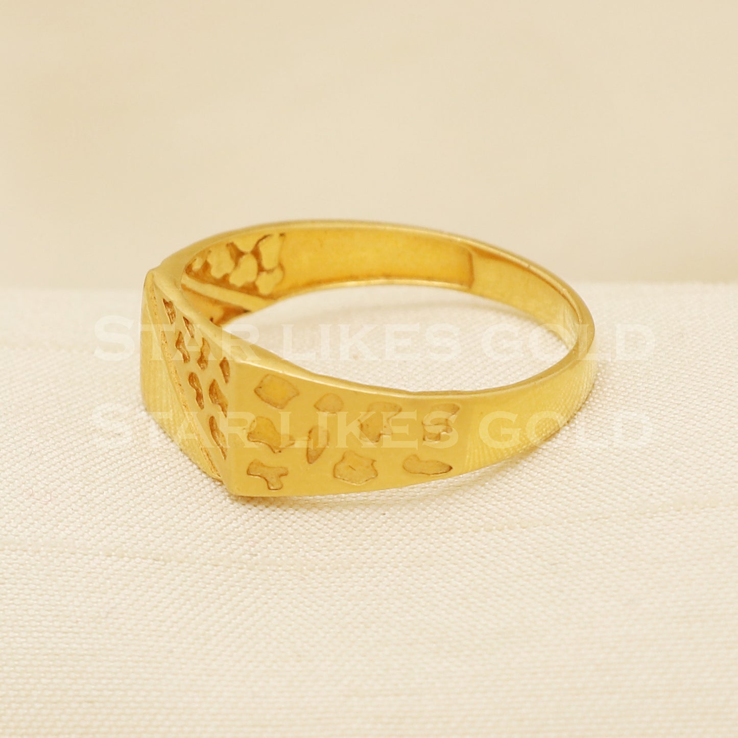 22 karat 22k gold Handmade Ring jewelry, B1333