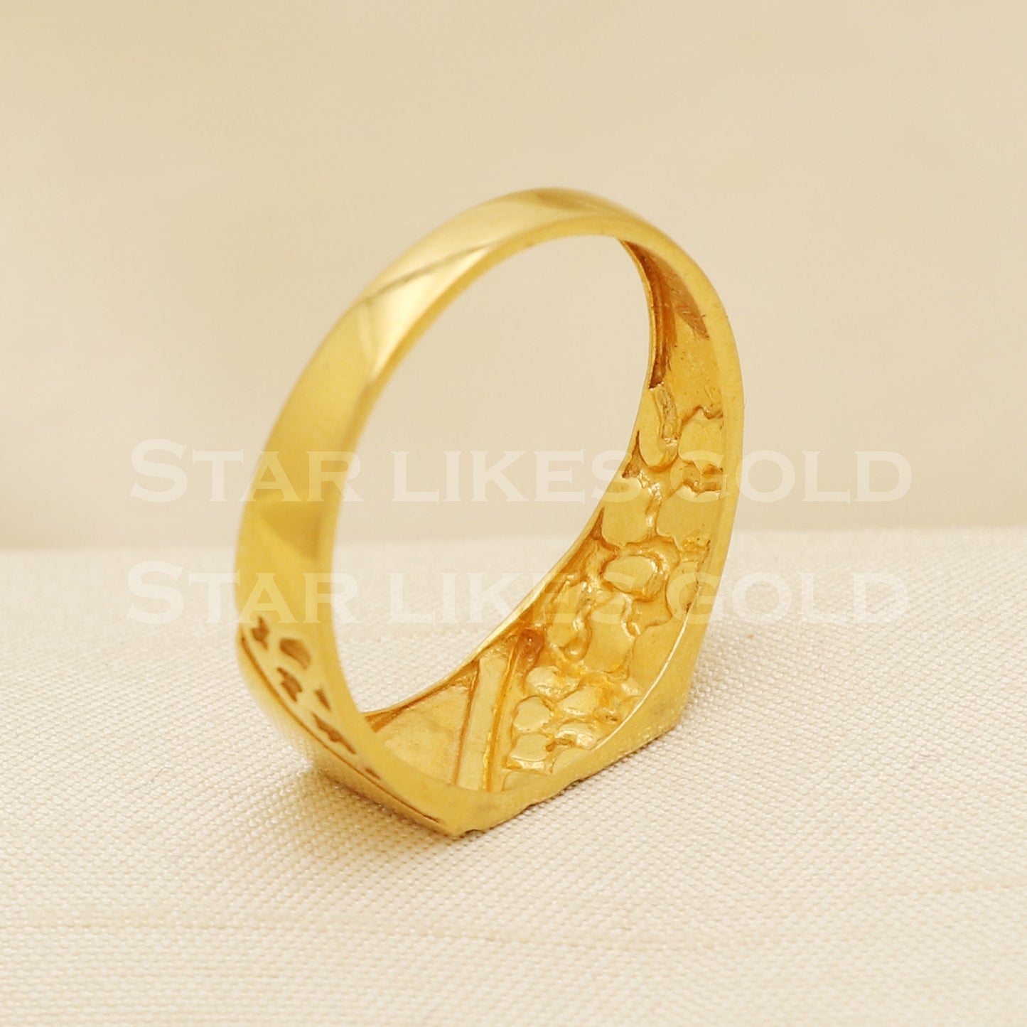 22 karat 22k gold Handmade Ring jewelry, B1333