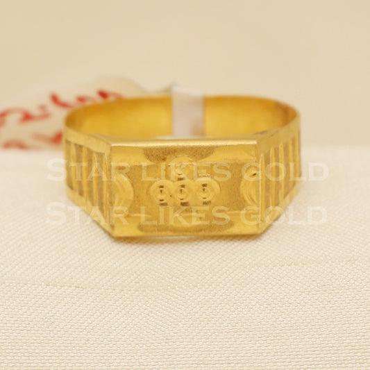 22 karat 22k gold Handmade Ring jewelry, B1334