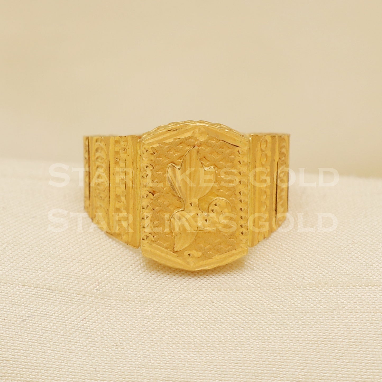 22 karat 22k gold Handmade Ring jewelry, B1335