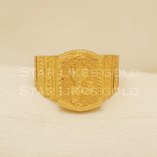 22 karat 22k gold Handmade Ring jewelry, B1335