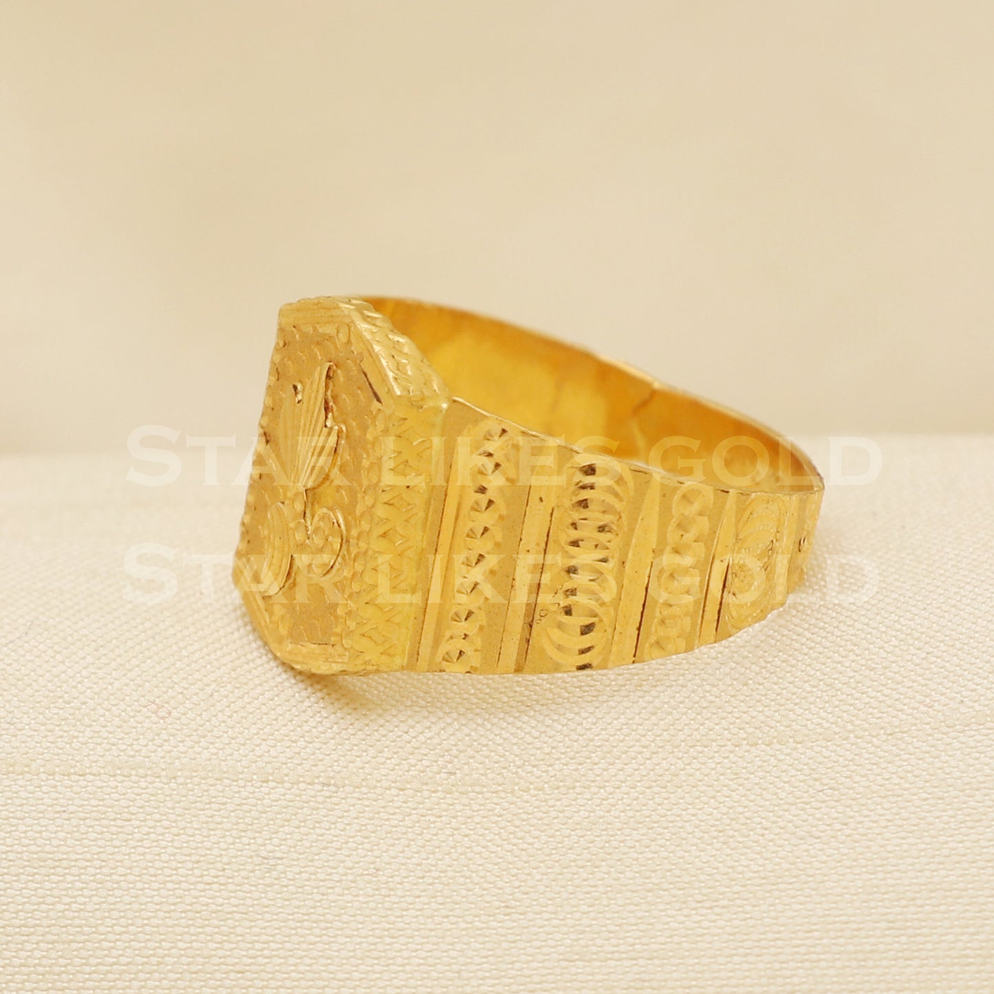 22 karat 22k gold Handmade Ring jewelry, B1335