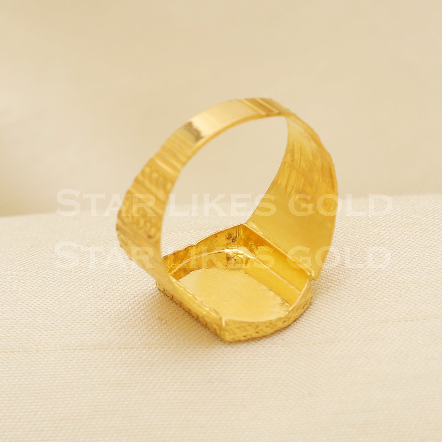 22 karat 22k gold Handmade Ring jewelry, B1335