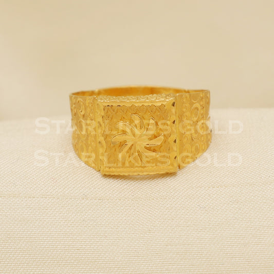 22 karat 22k gold Handmade Ring jewelry, B1336