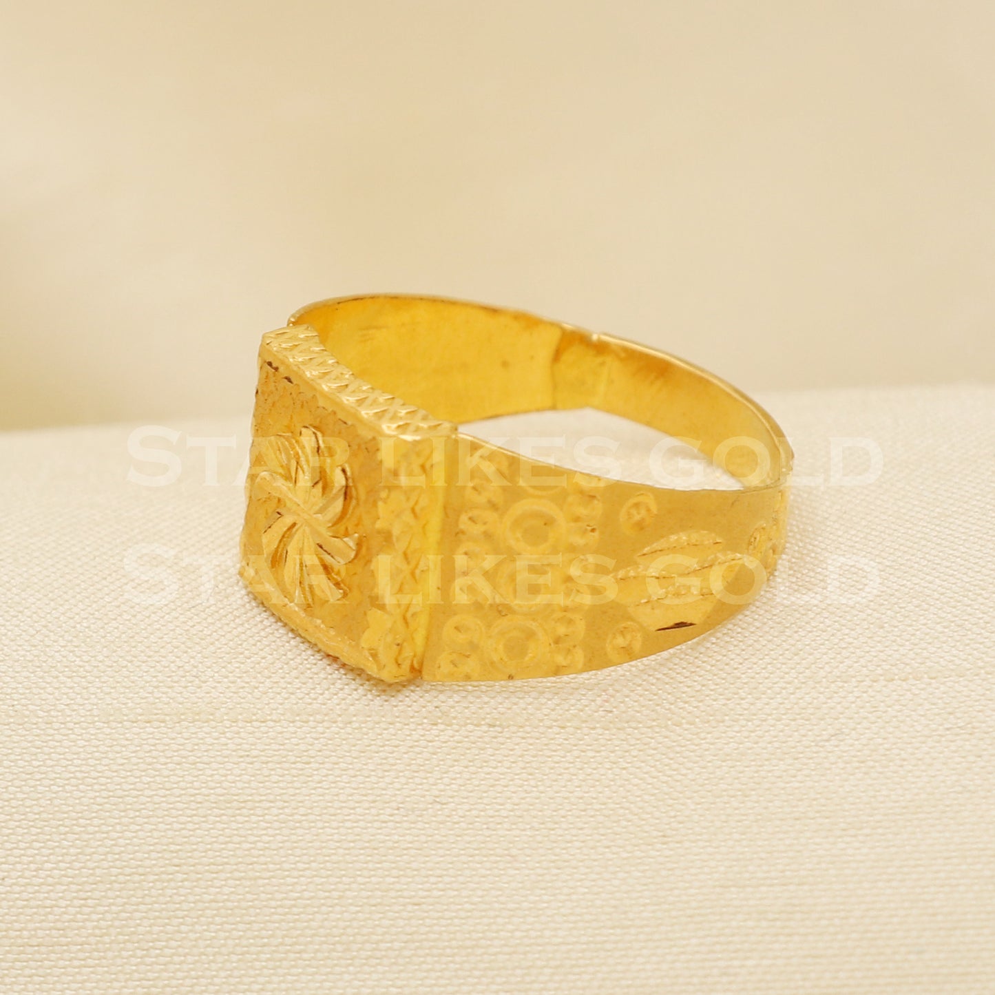 22 karat 22k gold Handmade Ring jewelry, B1336
