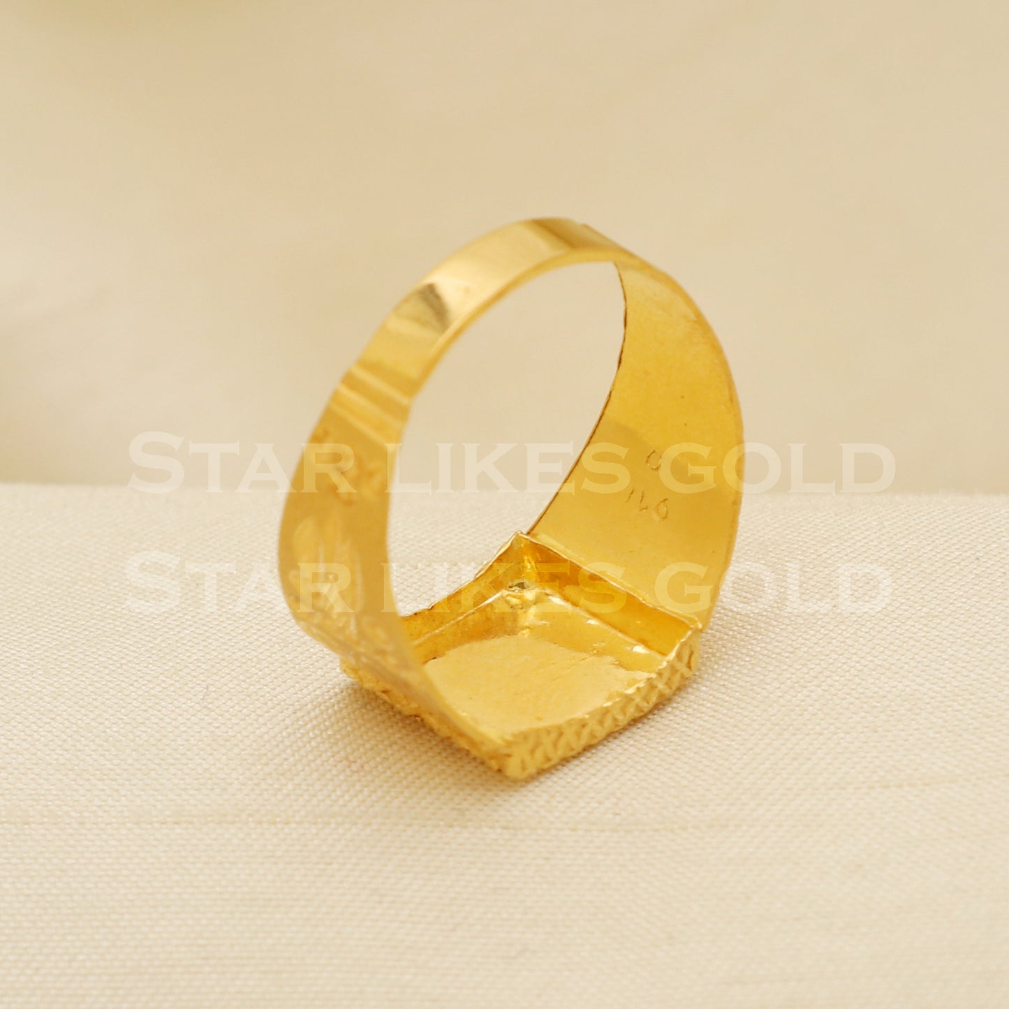 22 karat 22k gold Handmade Ring jewelry, B1336