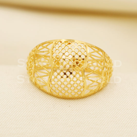 22 karat 22k gold Filigree Ring Jewelry, B1554