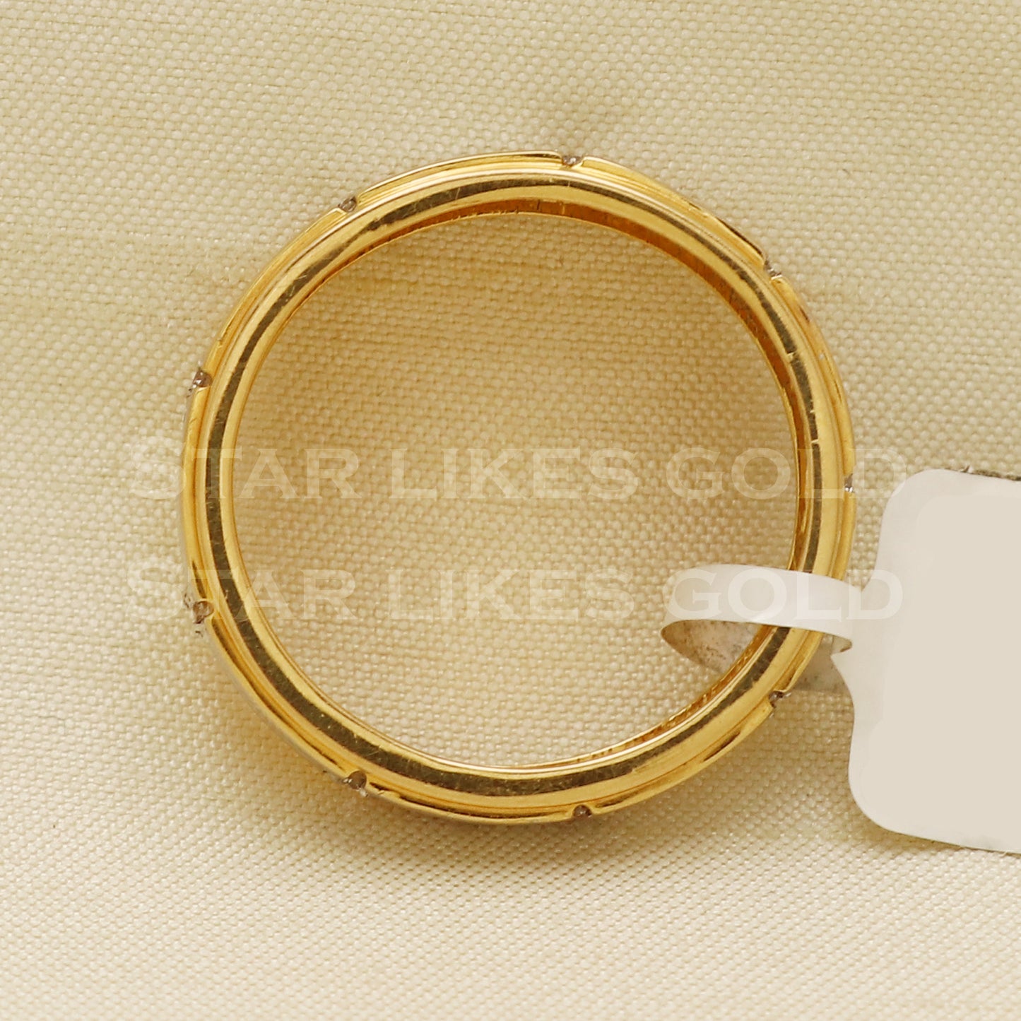 Handmade Natural Diamond Ring from India,18K gold Wt 4.19g, Diamond 0.23cts, Ring Size US All, width 5.5mm, PR1008