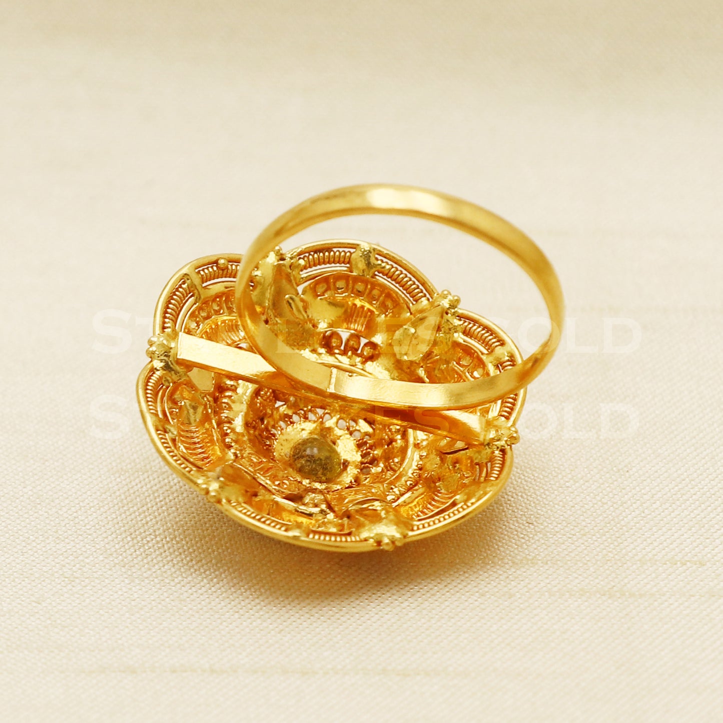 22 karat 22k Gold Handmade Ring Jewelry, PR1043