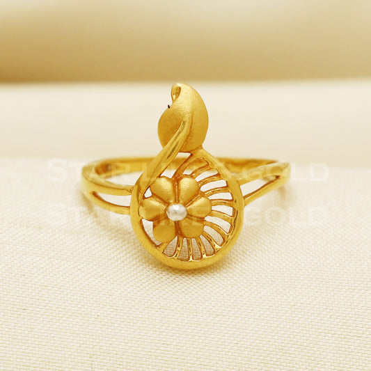22 karat 22k Gold Handmade Ring Jewelry, PR1048
