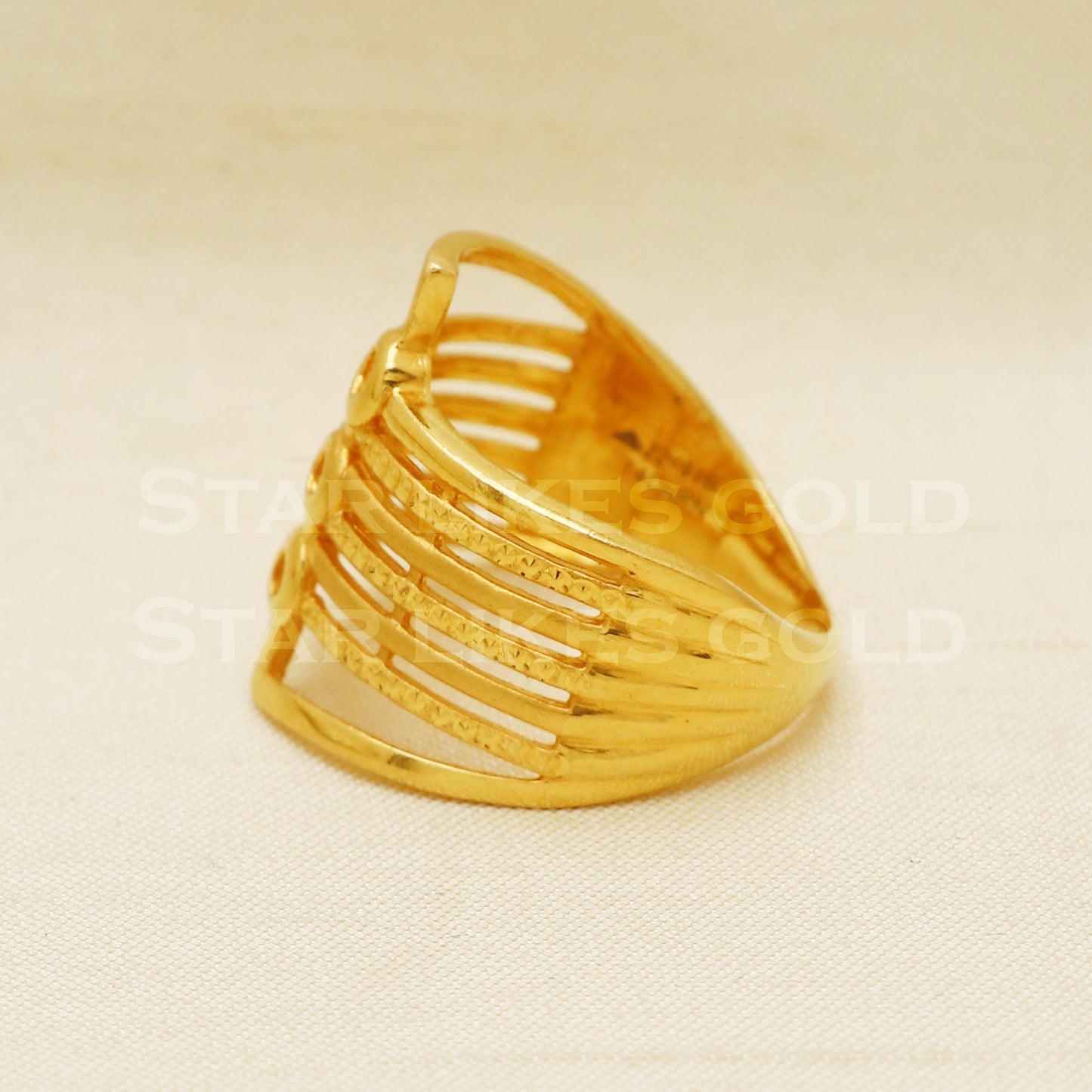 22 karat 22k Gold Handmade Ring Jewelry, PR1054