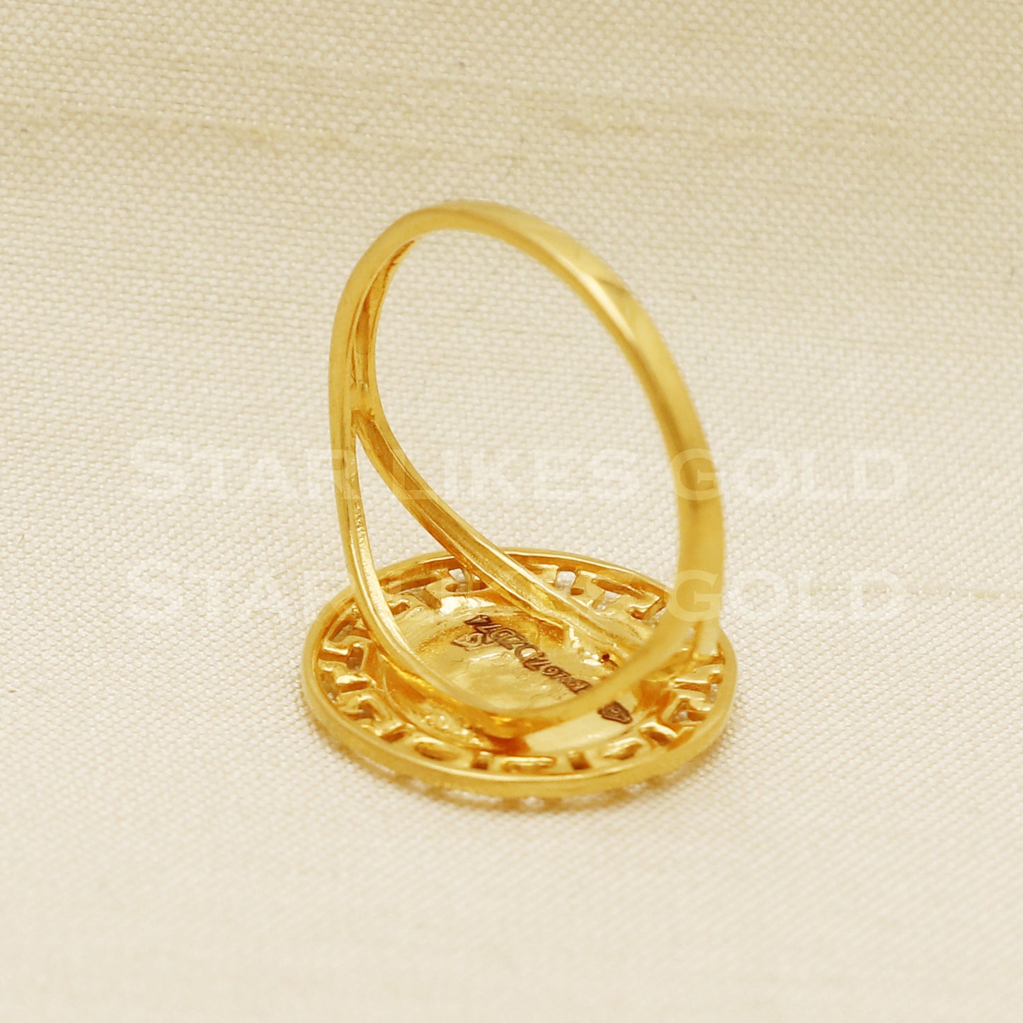 Queen 22 karat 22k Gold Handmade Ring Jewelry, PR1056