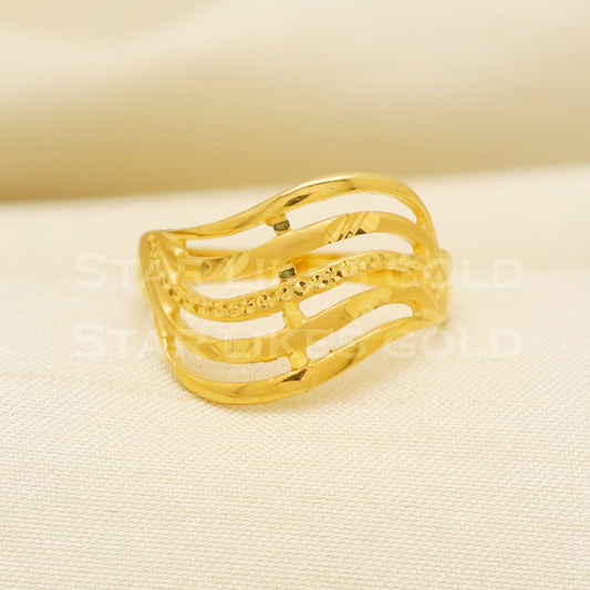 22 karat 22k Gold Handmade Ring Jewelry, PR1062