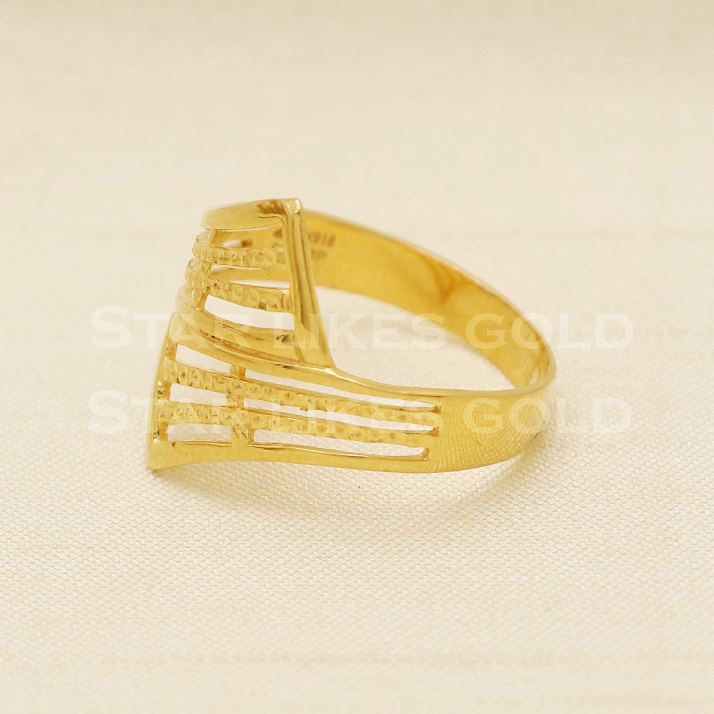 22 karat 22k Gold Handmade Ring Jewelry, PR1064