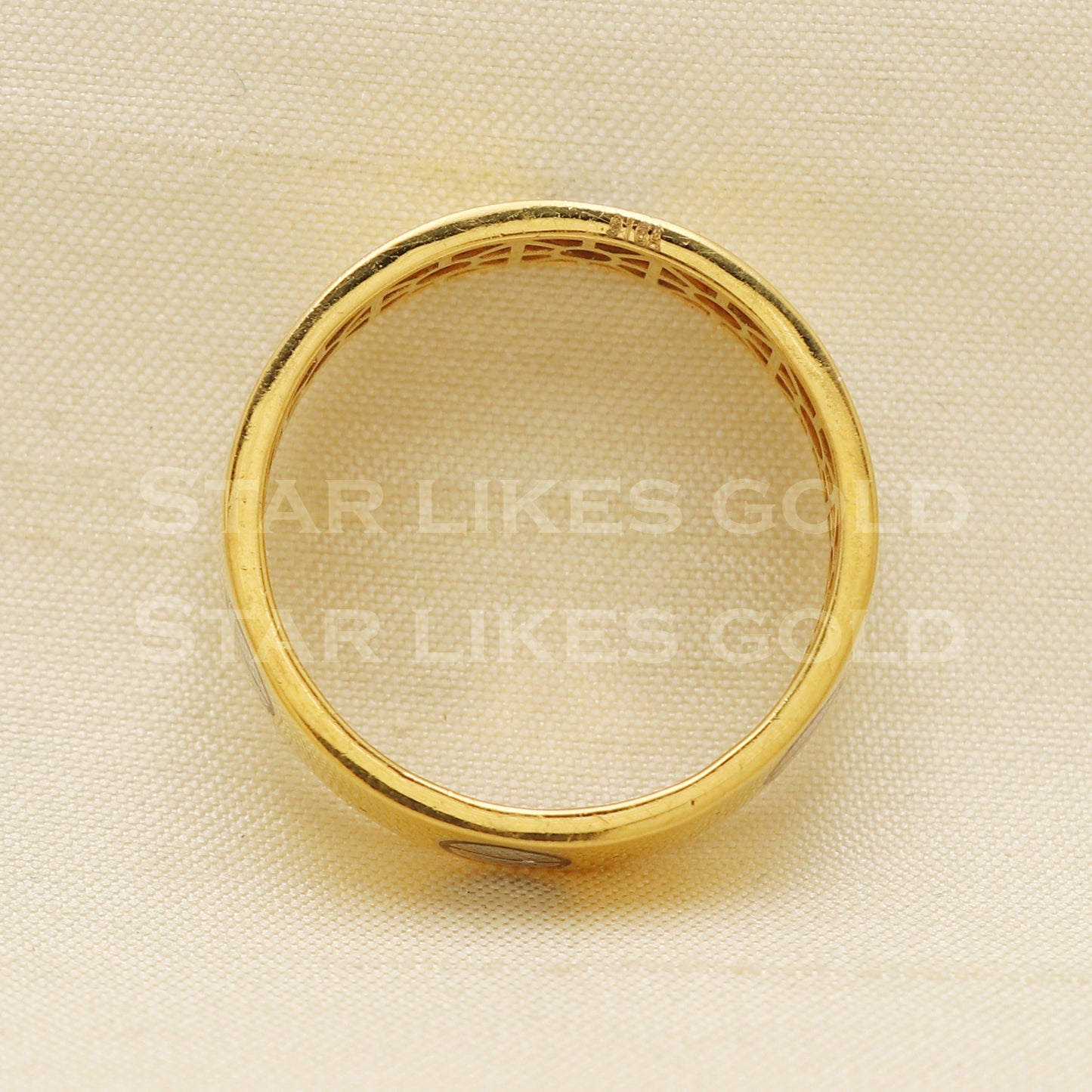 22 karat 22k Gold Handmade Band Ring Jewelry, PR1068