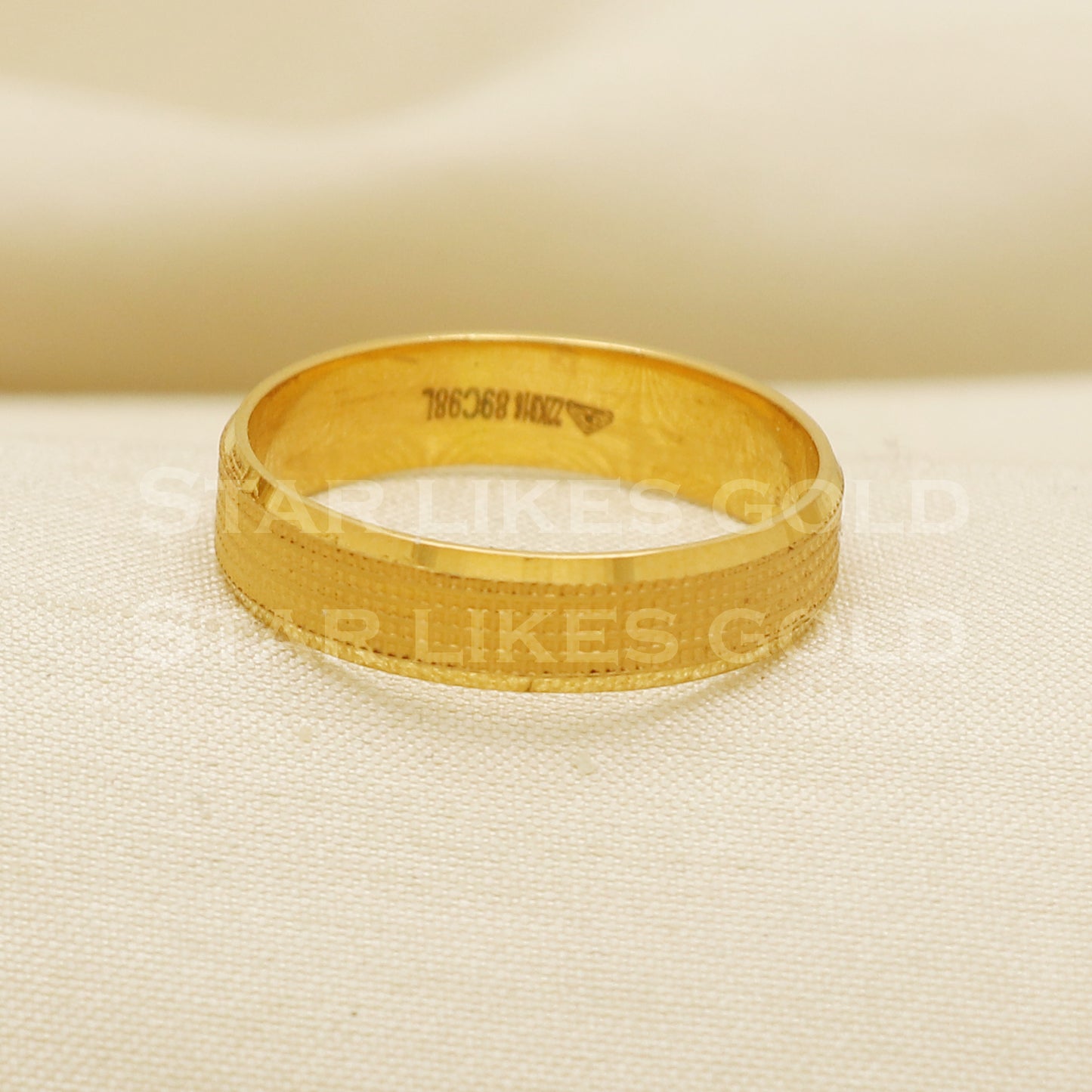 22 karat 22k Gold Handmade Band Ring Jewelry, PR1076