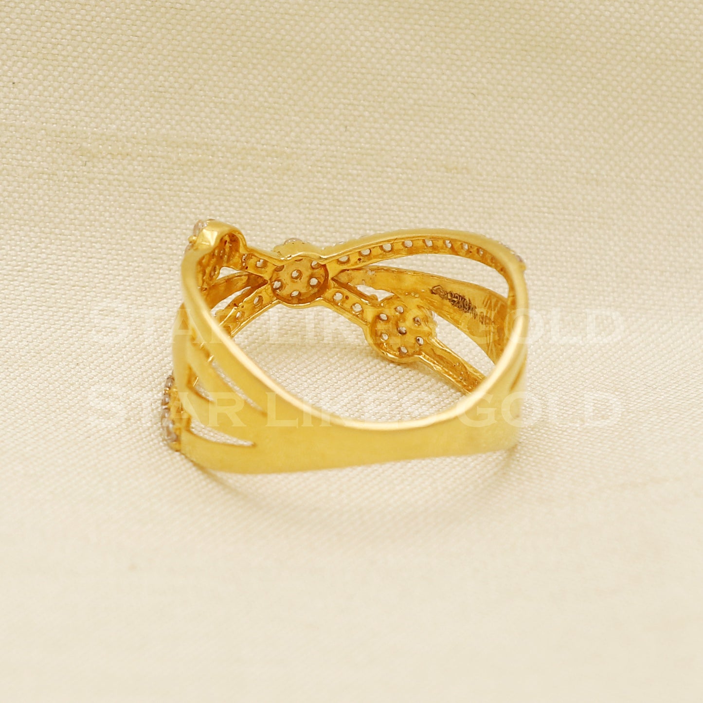 Stunning 22 karat 22k Gold Ring Jewelry, PR1078