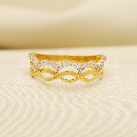 Stunning 22 karat 22k Gold Ring Jewelry, PR1084