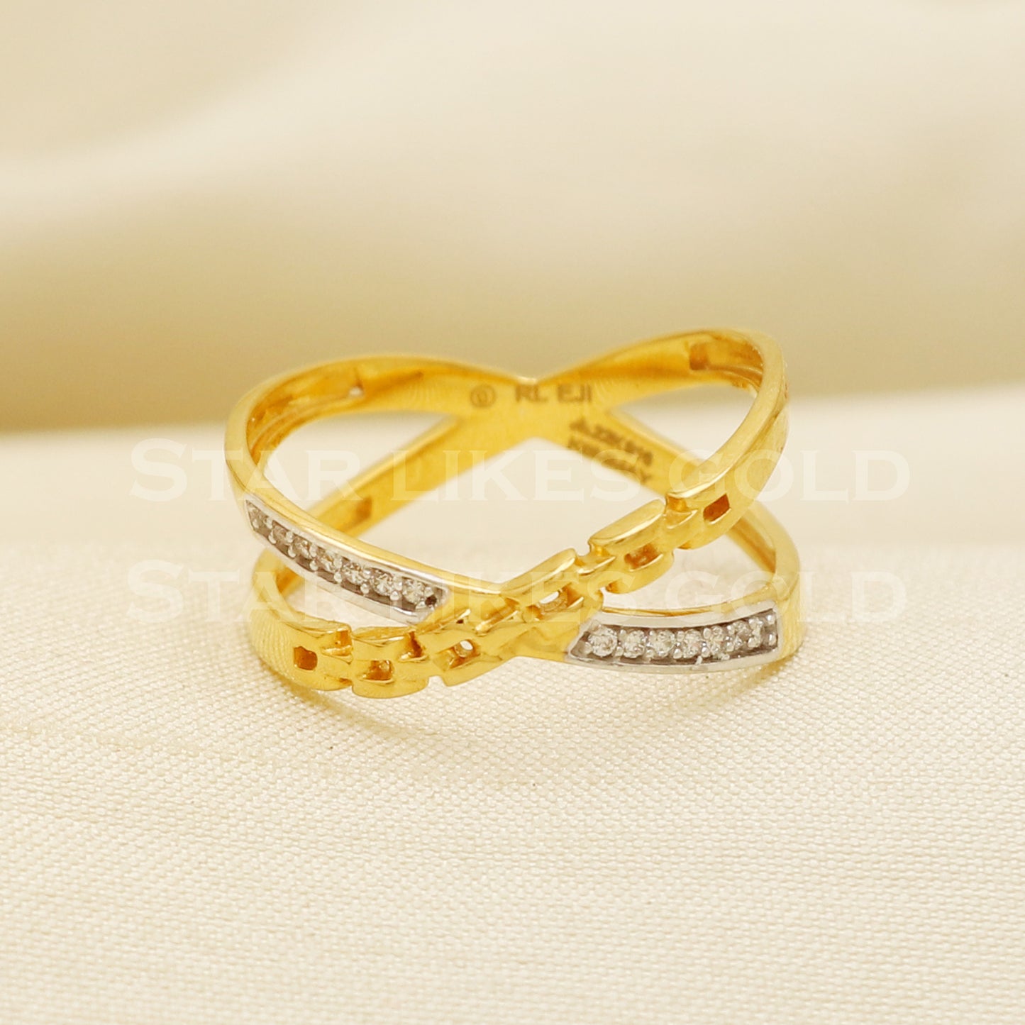 Beautiful 22 karat 22k Gold Ring Jewelry, PR1087