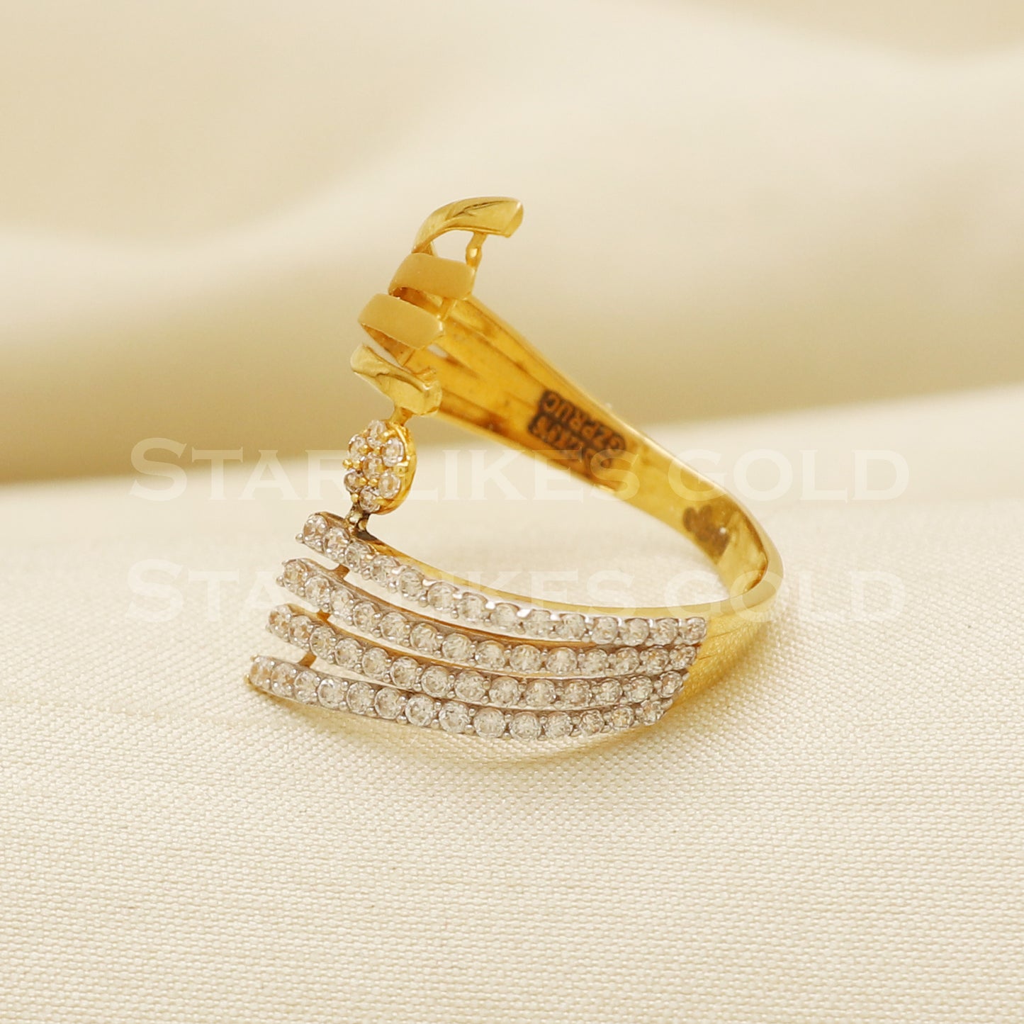 Beautiful 22 karat 22k Gold Ring Jewelry, PR1088