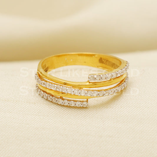 Beautiful 22 karat 22k Gold Ring Jewelry, PR1089