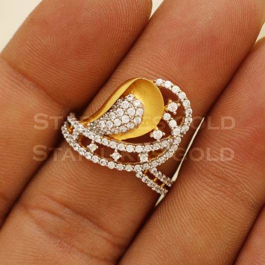 Beautiful 22 karat 22k Gold Ring Jewelry, PR1091