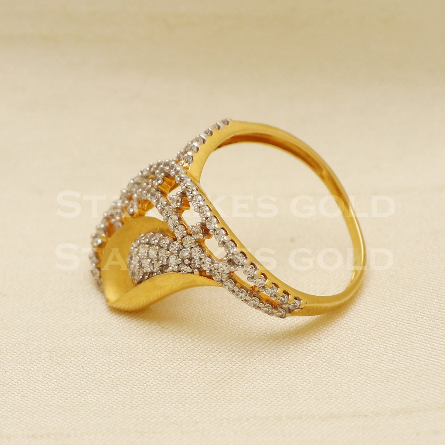 Beautiful 22 karat 22k Gold Ring Jewelry, PR1091