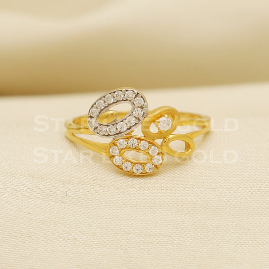 Stunning 22 karat 22k Gold Ring Jewelry, PR1097