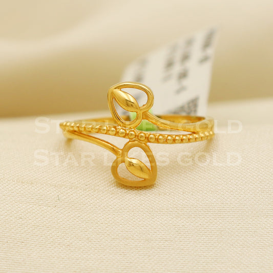 Dainty 22 karat 22k Gold Ring Jewelry, PR1098