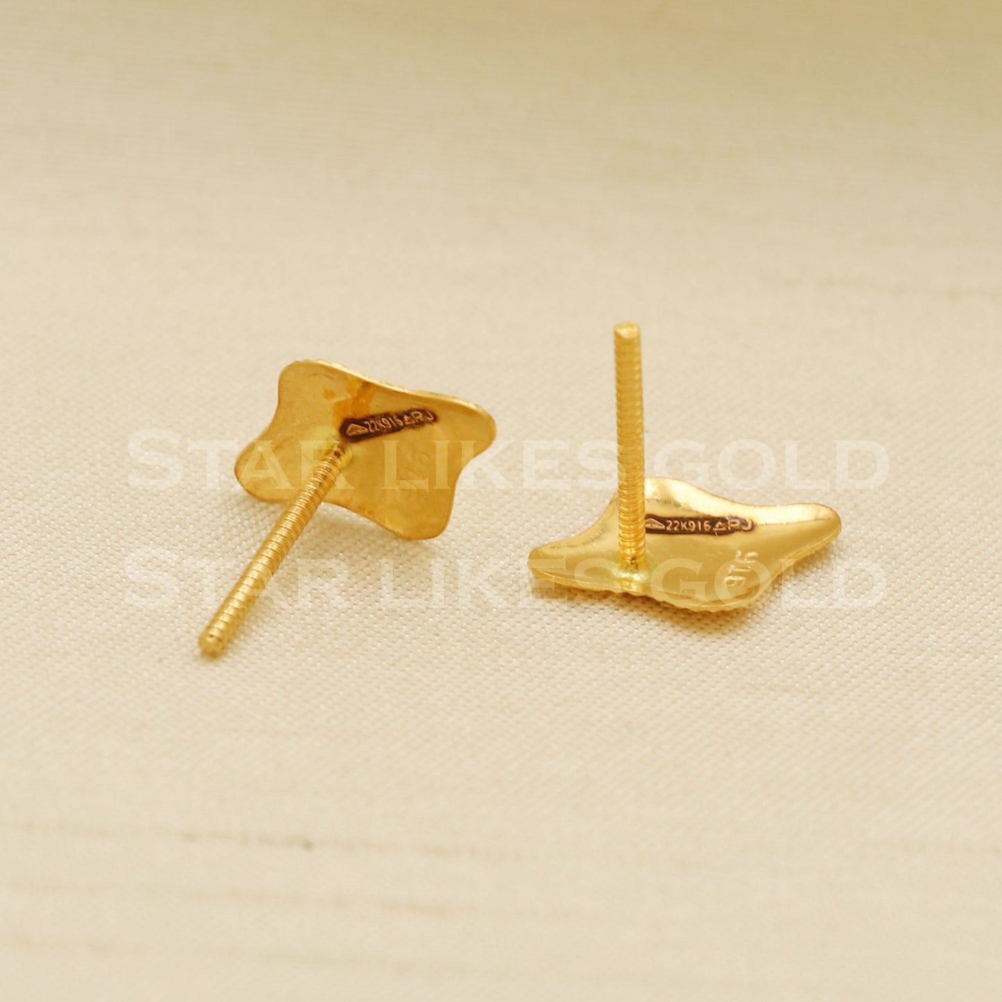 Stunning 22k 22 karat gold earrings jewelry, PR1155