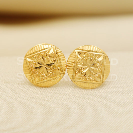 Stunning 22k 22 karat gold earrings jewelry, PR1156