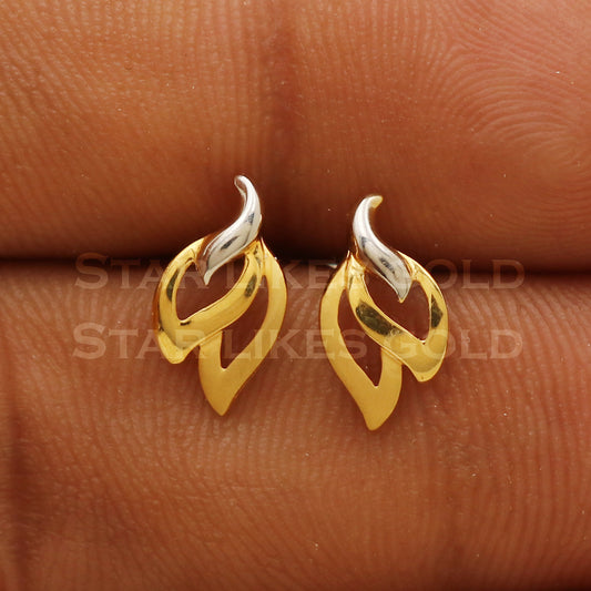 Stunning 22k 22 karat gold earrings jewelry, PR1158