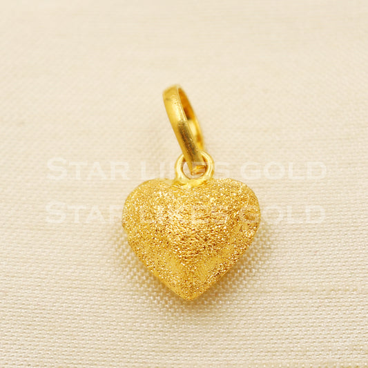Heart 22k Yellow Gold Handmade Pendant Jewelry, PR1185