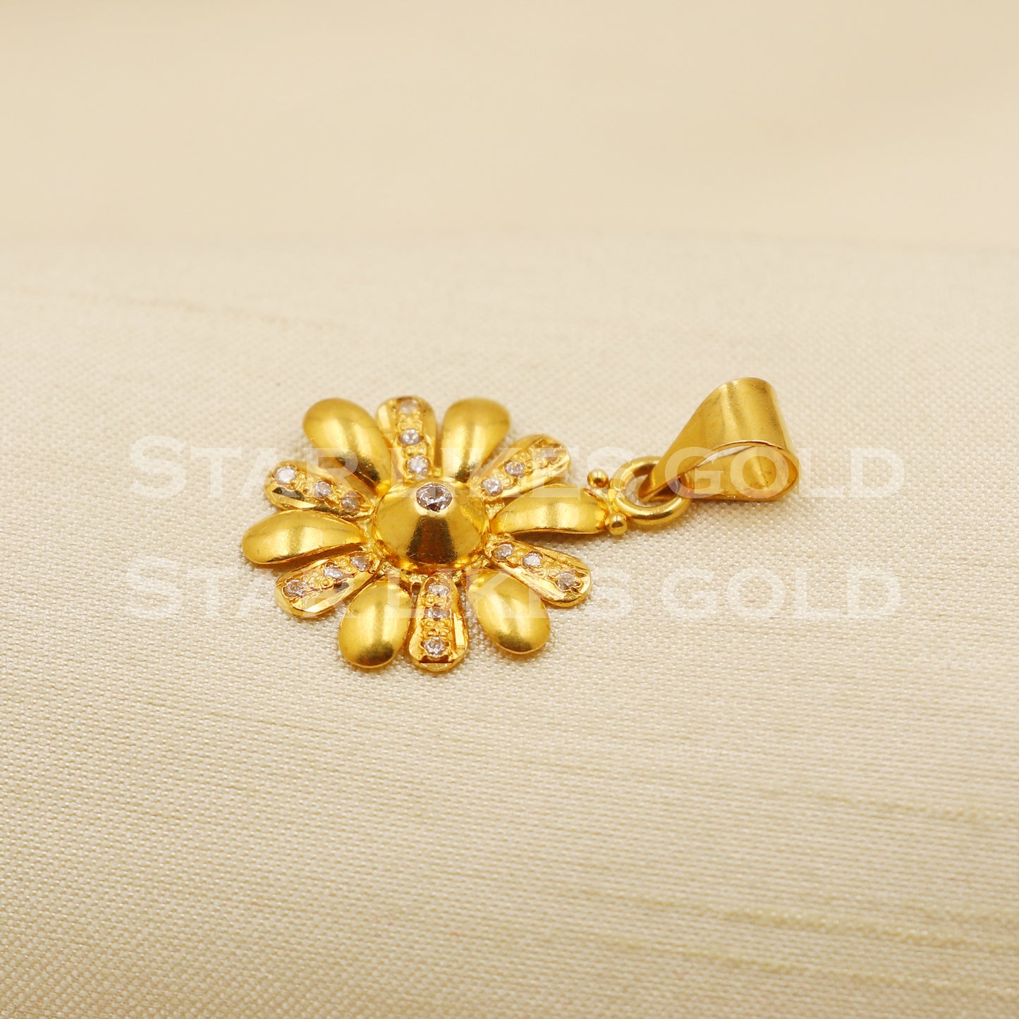 22k Yellow Gold Handmade Pendant Jewelry, PR1248