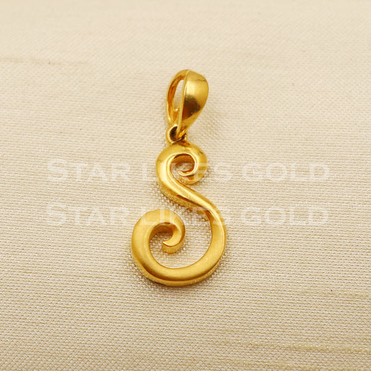 22k Yellow Gold Handmade Pendant Jewelry, PR1259
